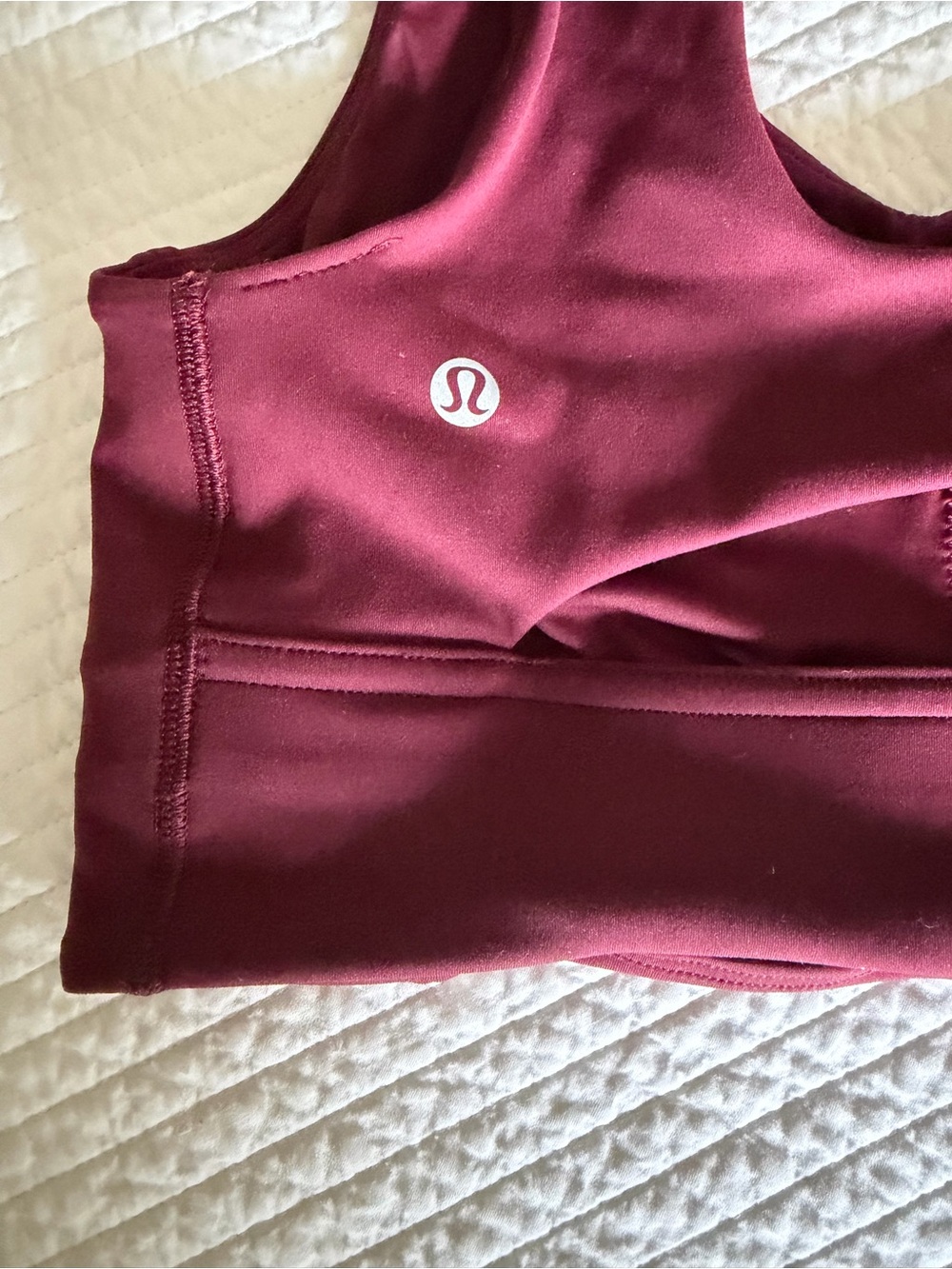 Lululemon Wunder Train Piped Sports Bra Medium Support B/C Cup - Picture 7 of 10